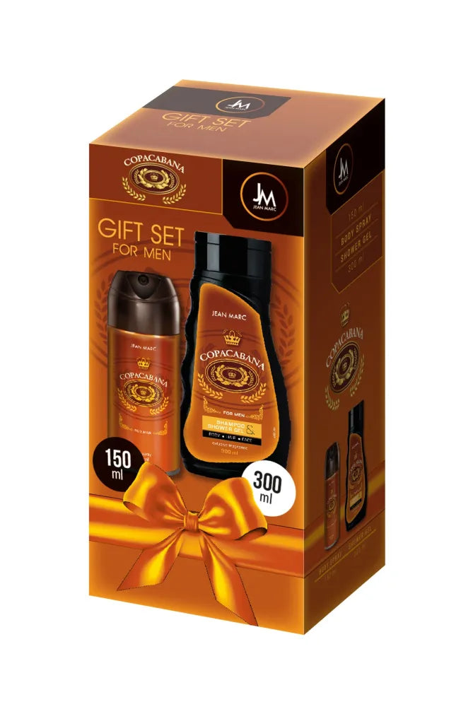 JEAN MARC Copacabana Vyrų dovanų rinkinys - dezodorantas 150 ml + dušo gelis 300 - Kosmetika