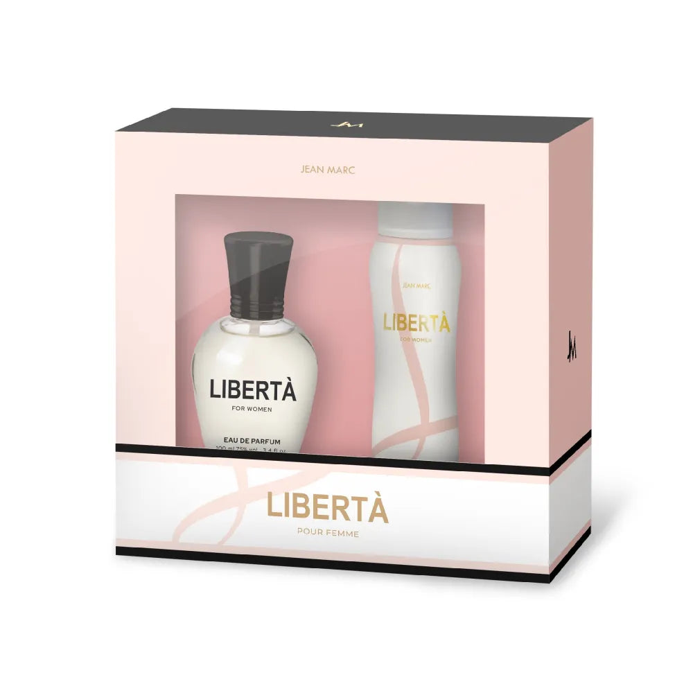 JEAN MARC Liberta Women’s Gift Set (Eau de Parfum 100ml + Spray Deodorant 150ml) - Kosmetika