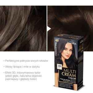 JOANNA MULTI CREAM Spalva 40 cinamonų ruda - Kosmetika