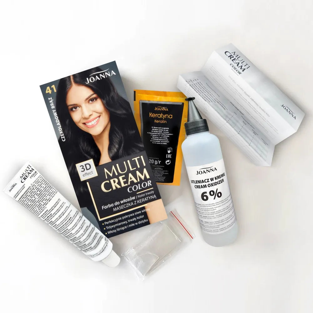JOANNA MULTI CREAM Spalva 41 Šokolado ruda - Kosmetika