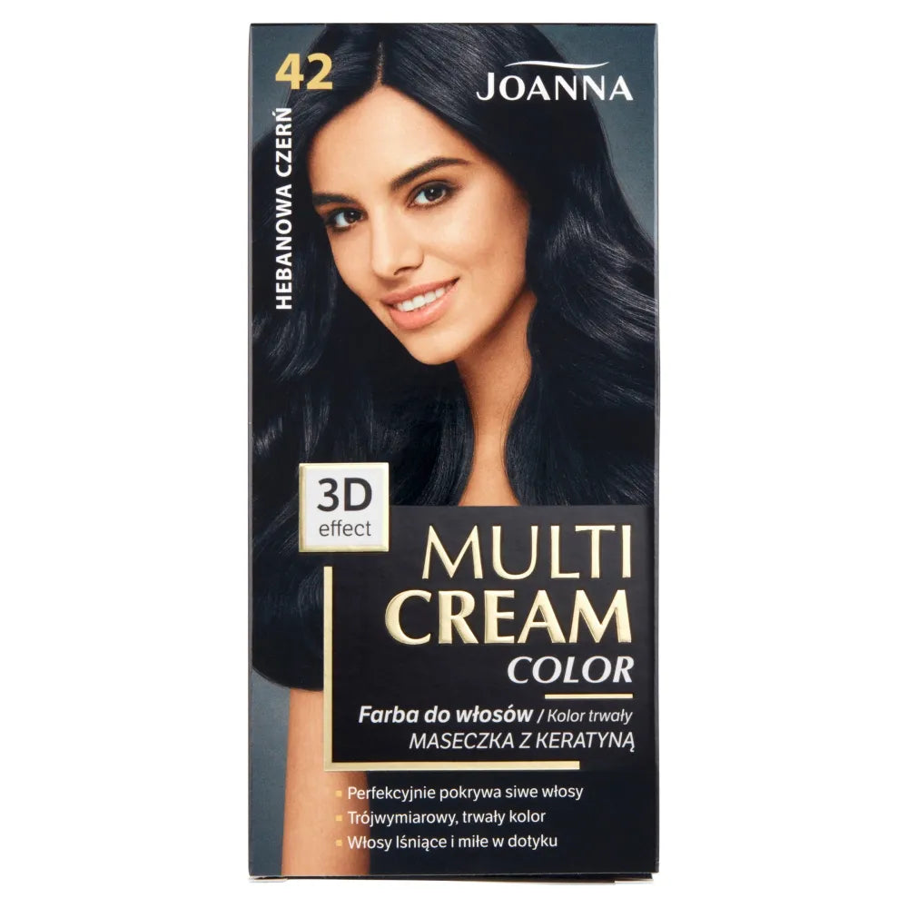 JOANNA MULTI CREAM Spalva 42 Juodas Ebony - Kosmetika