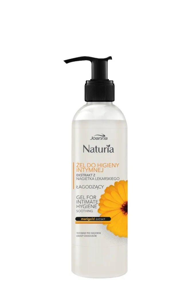 Joanna Naturia Body Intimate Hygiene Gel Raminantis su Mairūnais 240ml - Kosmetika