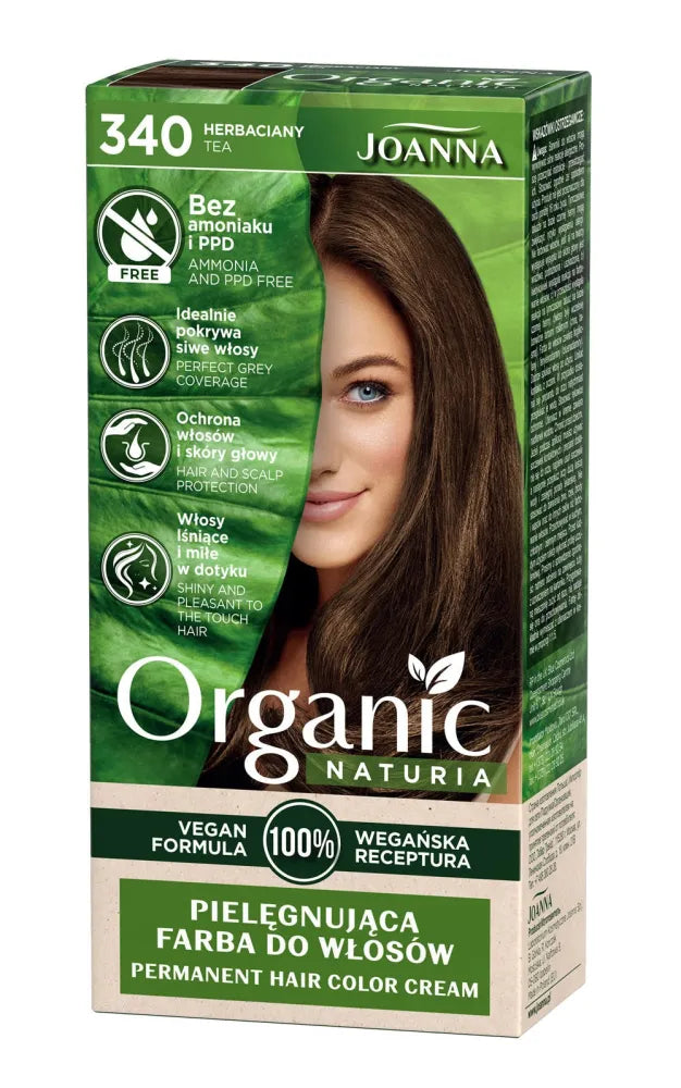 Joanna Naturia Organic Vegan Color Nr. 340 Žolelių 1 vnt. - Kosmetika