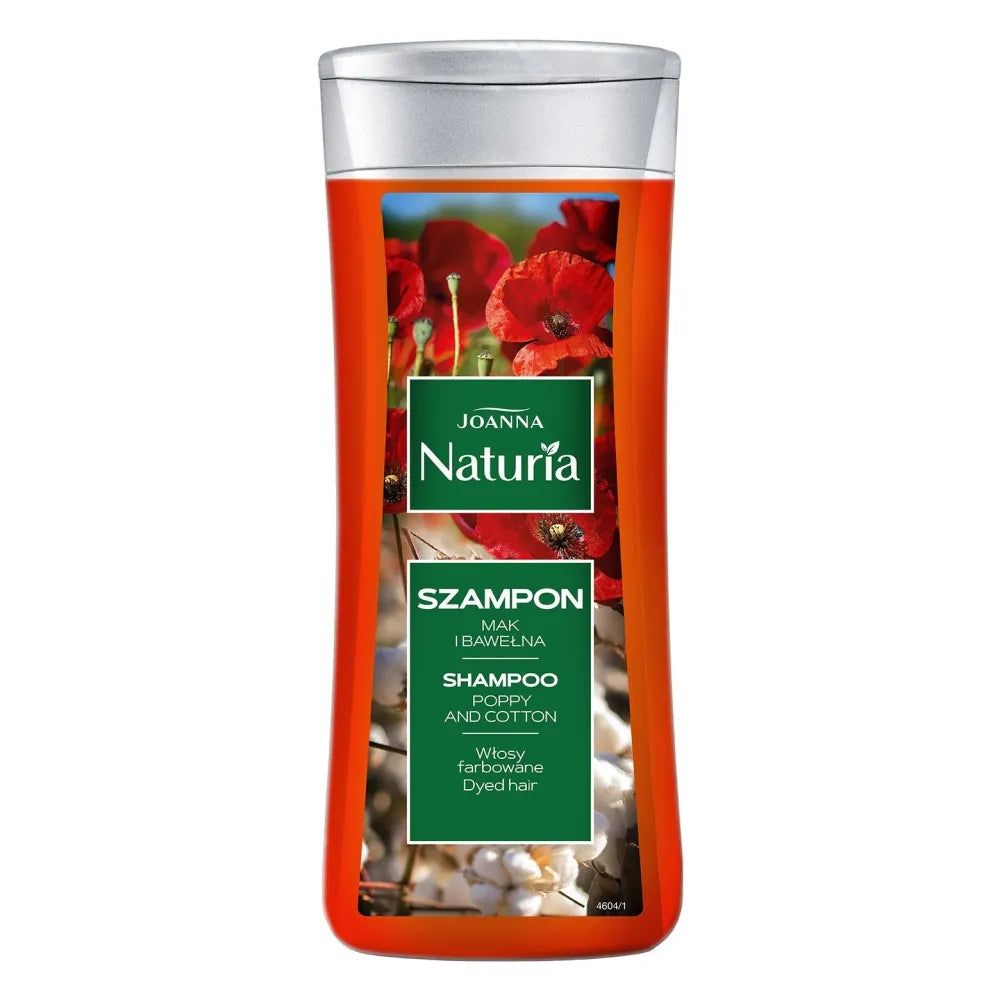 Joanna Naturia šampūnas plaukams aguonų ir medvilnės 200 ml - Kosmetika