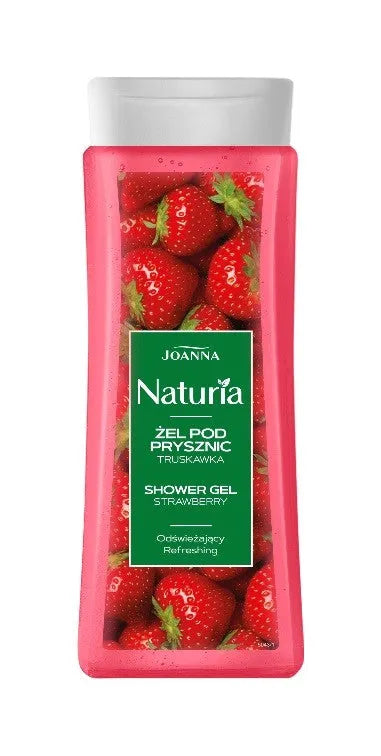 Joanna Naturia Shower Gel Braškė - gaivus 300ml - Kosmetika