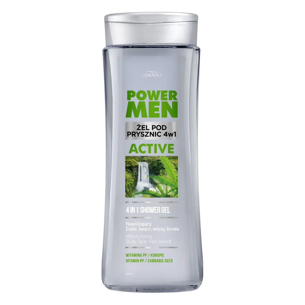 JOANNA POWER MEN gel p/pr.4w1 300ml - Kosmetika