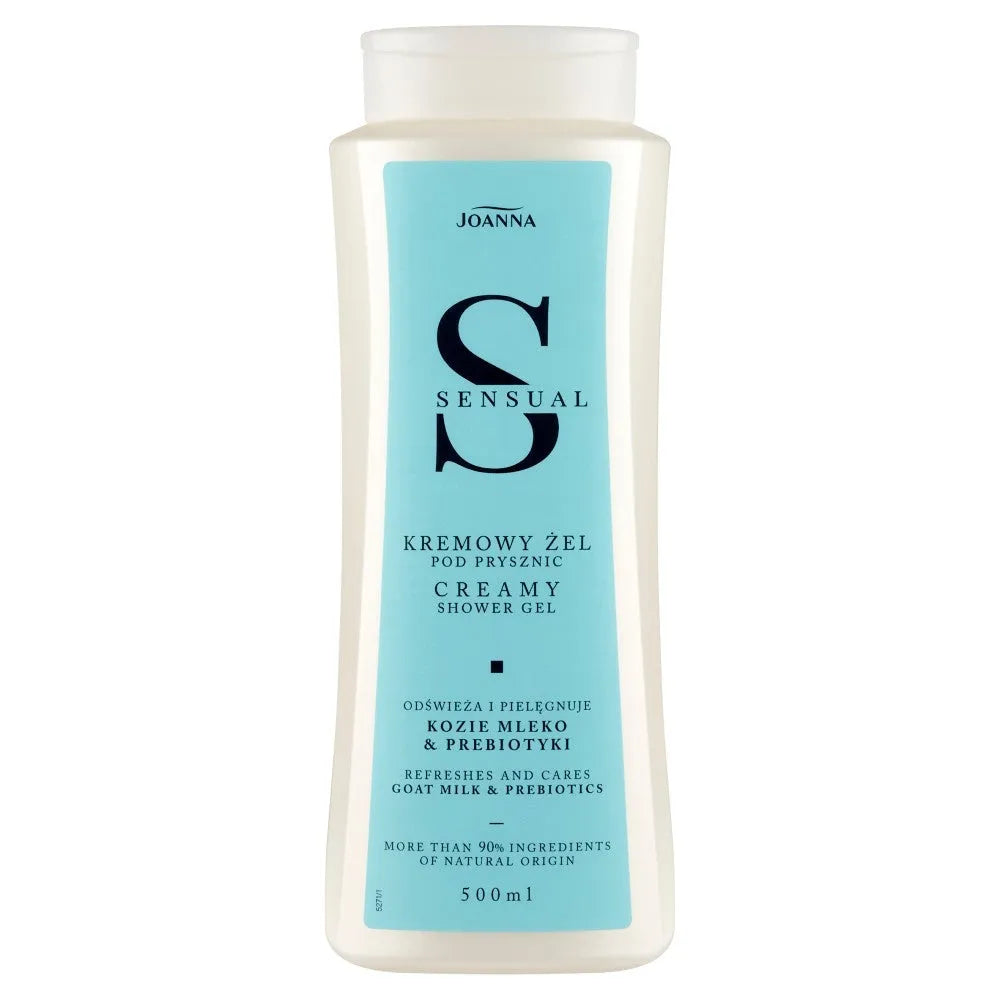 JOANNA Sensual Creamy Shower Gel Ožkų pieno ir prebiotikai 500ml - Kosmetika
