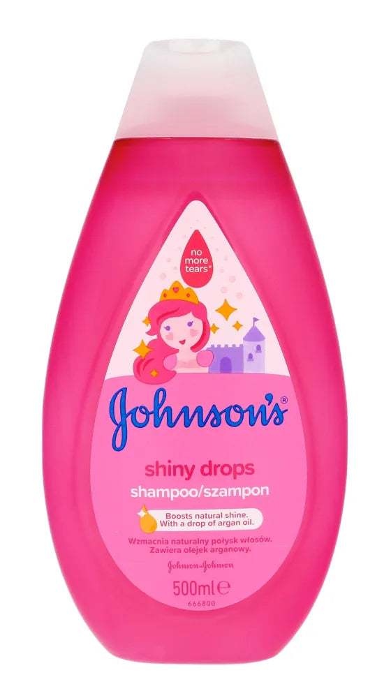 Johnson’s Baby Shiny Drops Plaukų Šampūnas Vaikams 500ml - Kosmetika