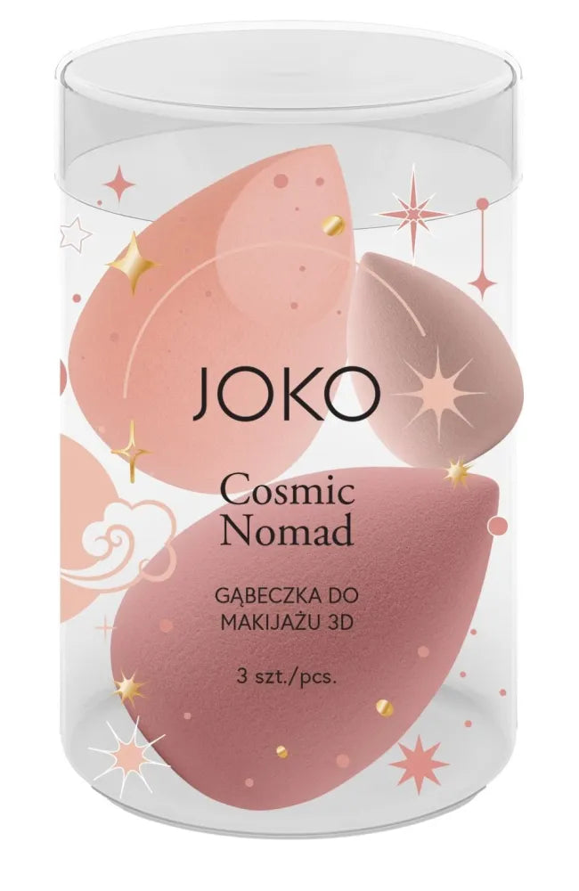 JOKO 3D Cosmic Nomad makiažo kempinėlė 1 pakuotė - 3 vnt. - Kosmetika