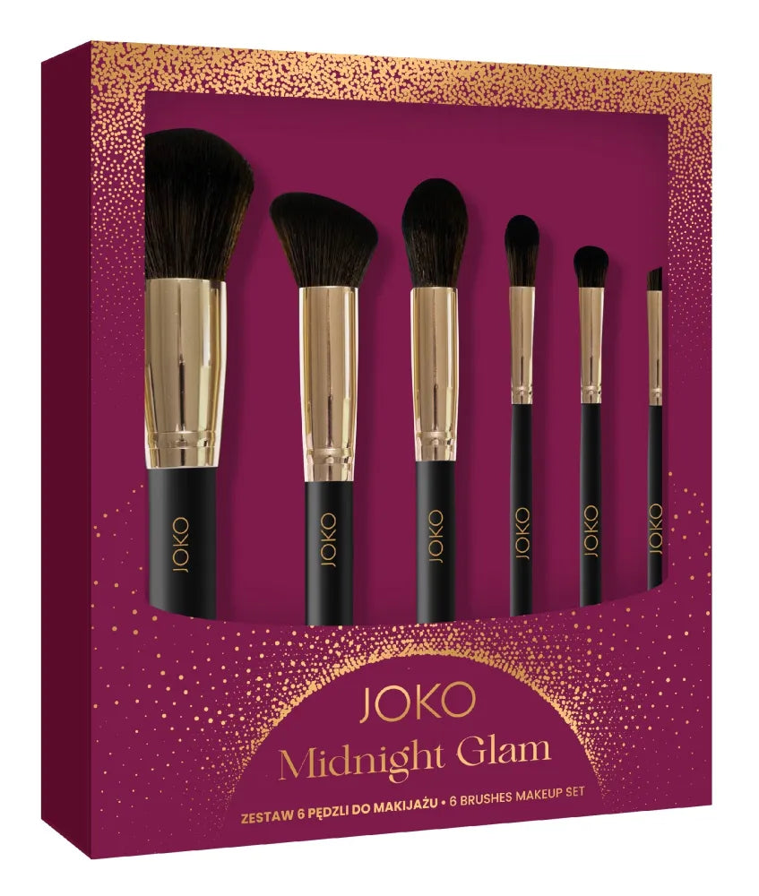 JOKO Midnight Glam - makeup brush set - Kosmetika
