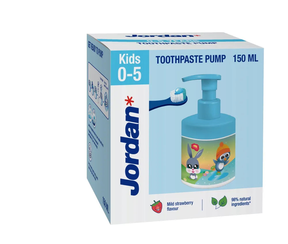 JORDAN Vaikams - 5 Dantų pasta 150 ml - Kosmetika