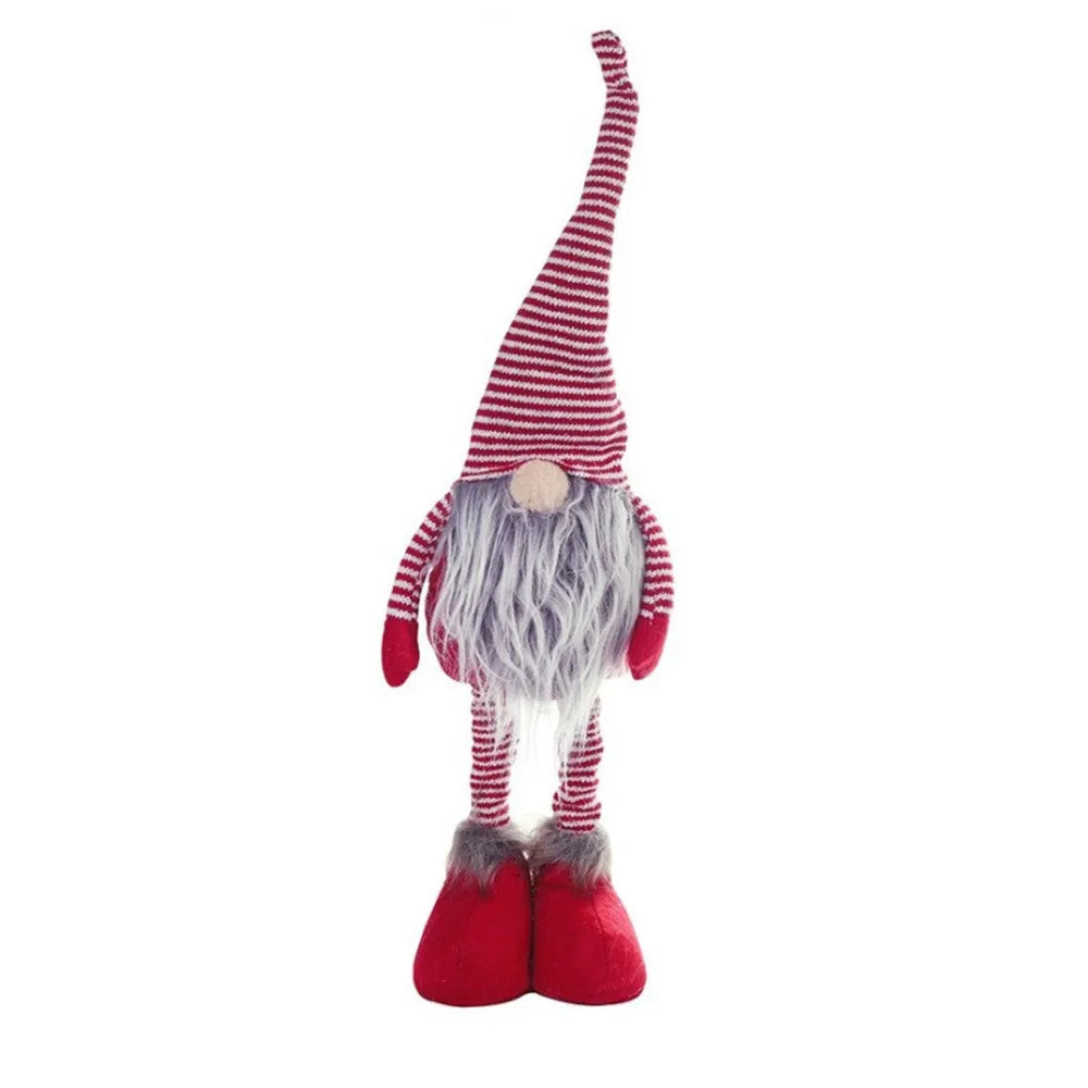 KALĖDŲ gnome KALĖDOS IŠIMAMOS KOJOS 51 cm PAGAMINTAS IŠ PLOUŠO KSN06CZE - Kosmetika