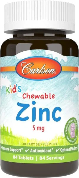 Kid’s Chewable Zinc Natural Mixed Berry - 84 tablets - Carlson Labs - Papildai
