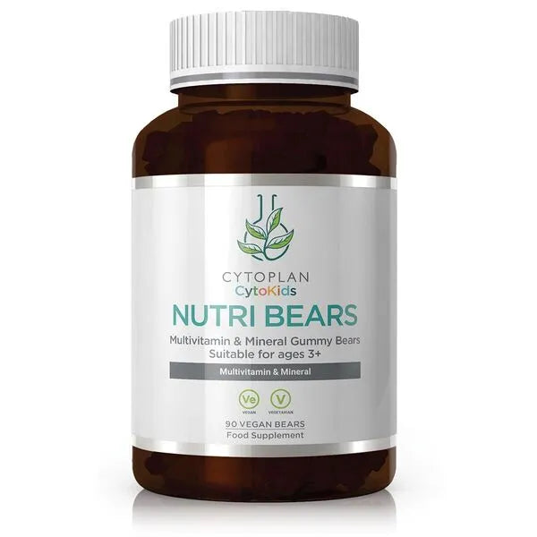 Kid’s Nutri Bears Strawberry - 90 gummies - Cytoplan - Papildai