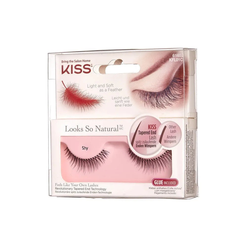 KISS atrodo taip natūraliai false eyelashes - Shy 1 pack. - Kosmetika