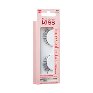 KISS pcs. blakstienos Bare Collection KAR03 1 pora ir blakstienų klijai Net Tue. 1g (0.035.oz.) - Kosmetika