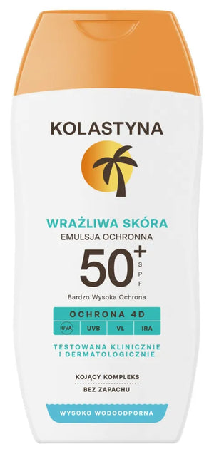 KOLASTYNA Sensitive skin protective emulsion SPF50+ 150 ml - Kosmetika