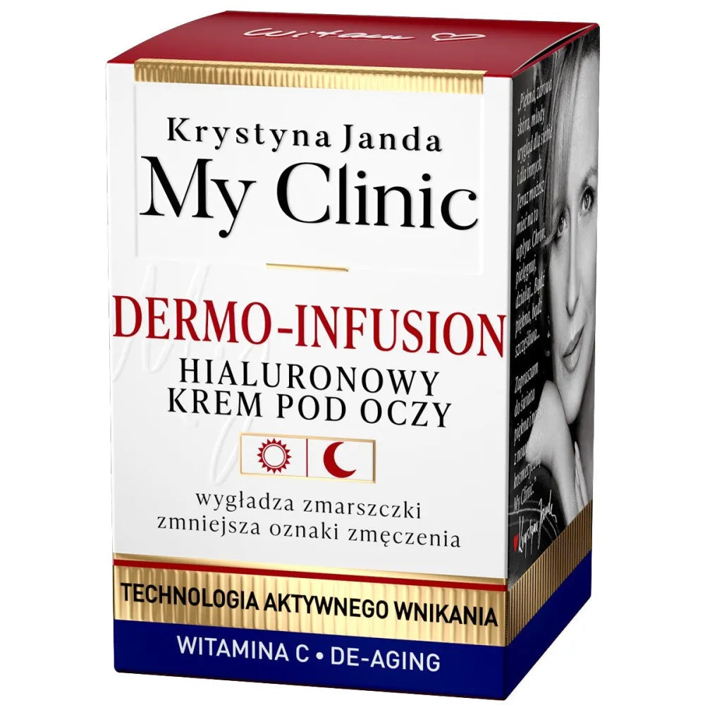 KRYSTYNA JANDA My Clinic Dermo-Infusion Hialurono akių kremas dienai ir nakčiai 15ml - Kosmetika