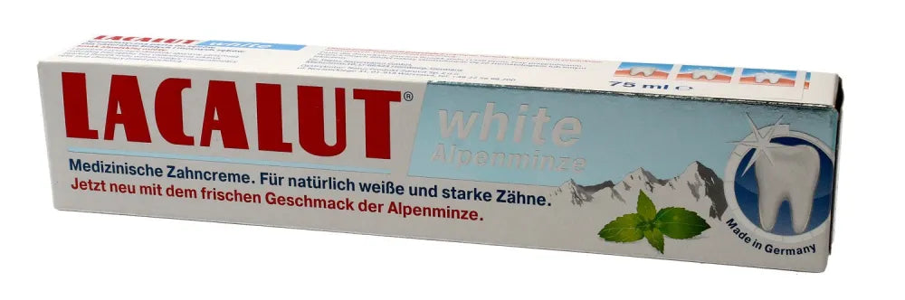 Lacalut dantų pasta Balta Alpių Mėta 75ml - Kosmetika