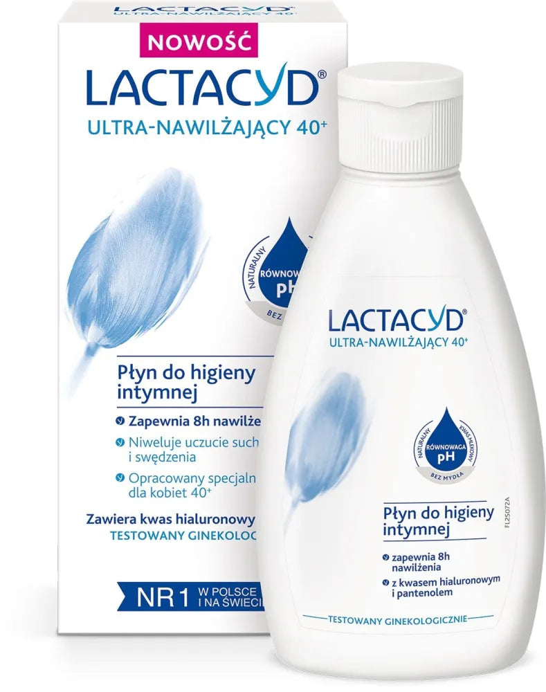 Lactacyd 40+ Ultra - Drėkinantis intymios higienos skystis 200ml - Kosmetika