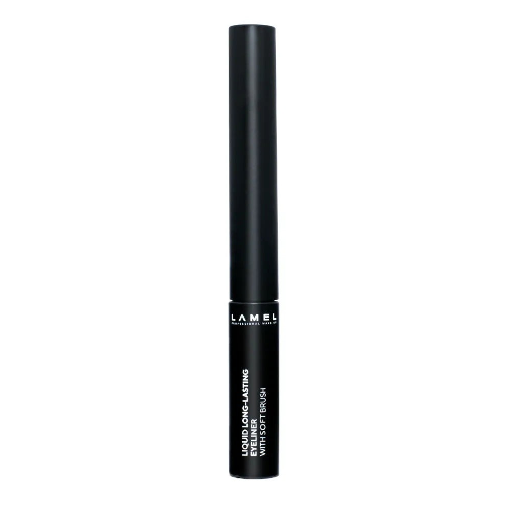 LAMEL Basic Eyeliner Liquid Long - nr 401 minkštas teptukas 1vnt - Kosmetika