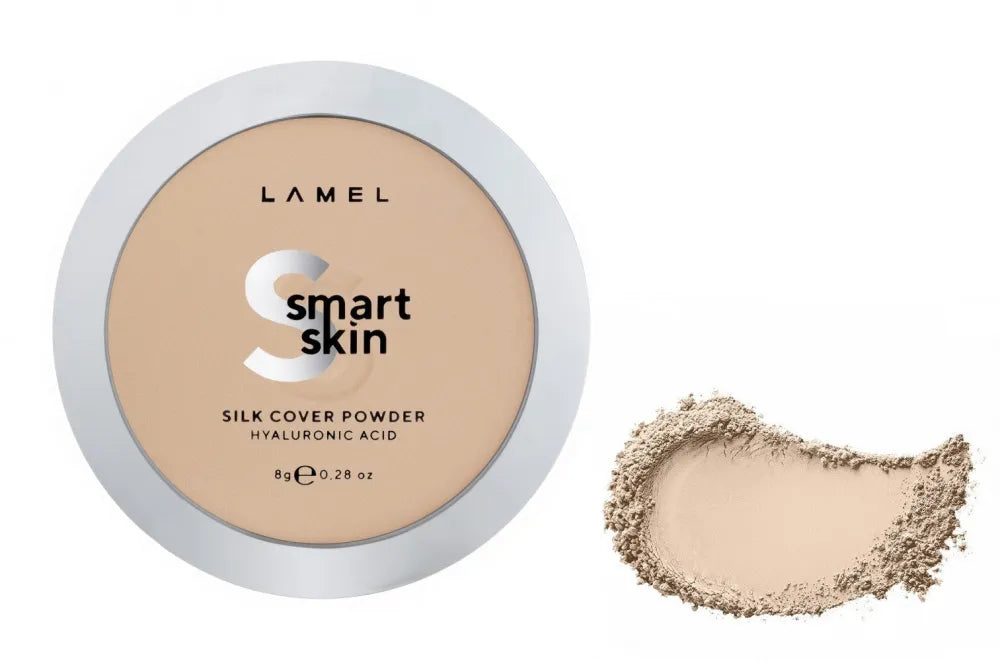 LAMEL Smart Skin Compact Powder for Face Silk Cover No. 401 8g - Kosmetika
