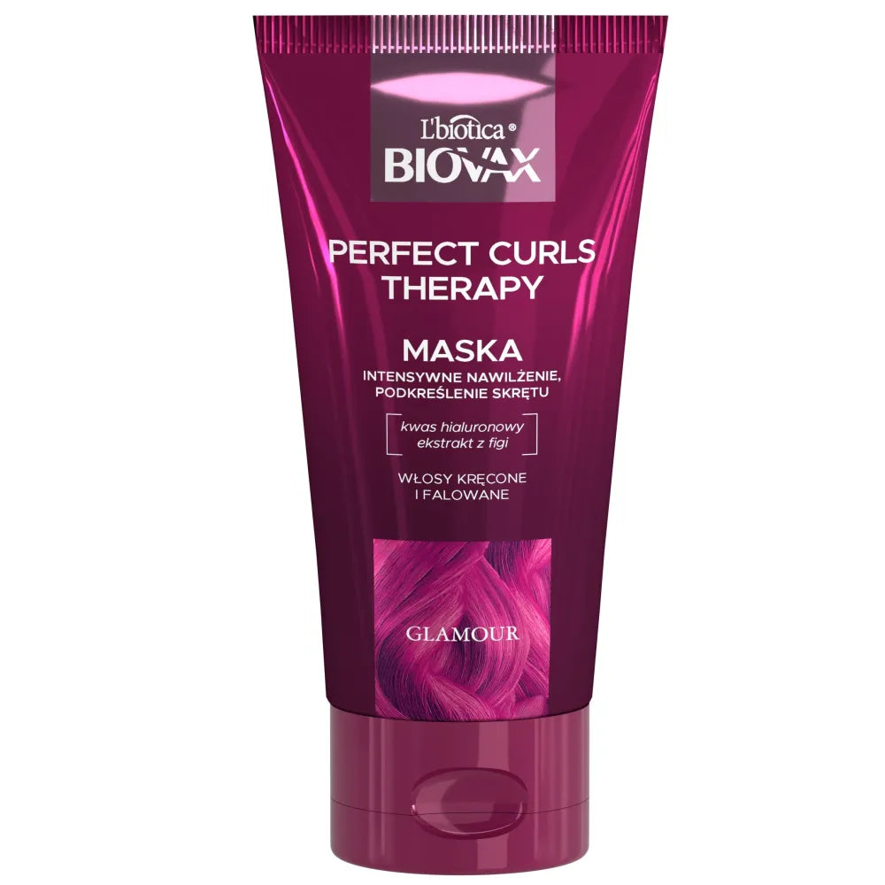 L’BIOTICA BIOVAX Glamour Intensyviai drėkinanti kaukė tobuloms garbanoms terapija - garbanotiems ir banguotiems