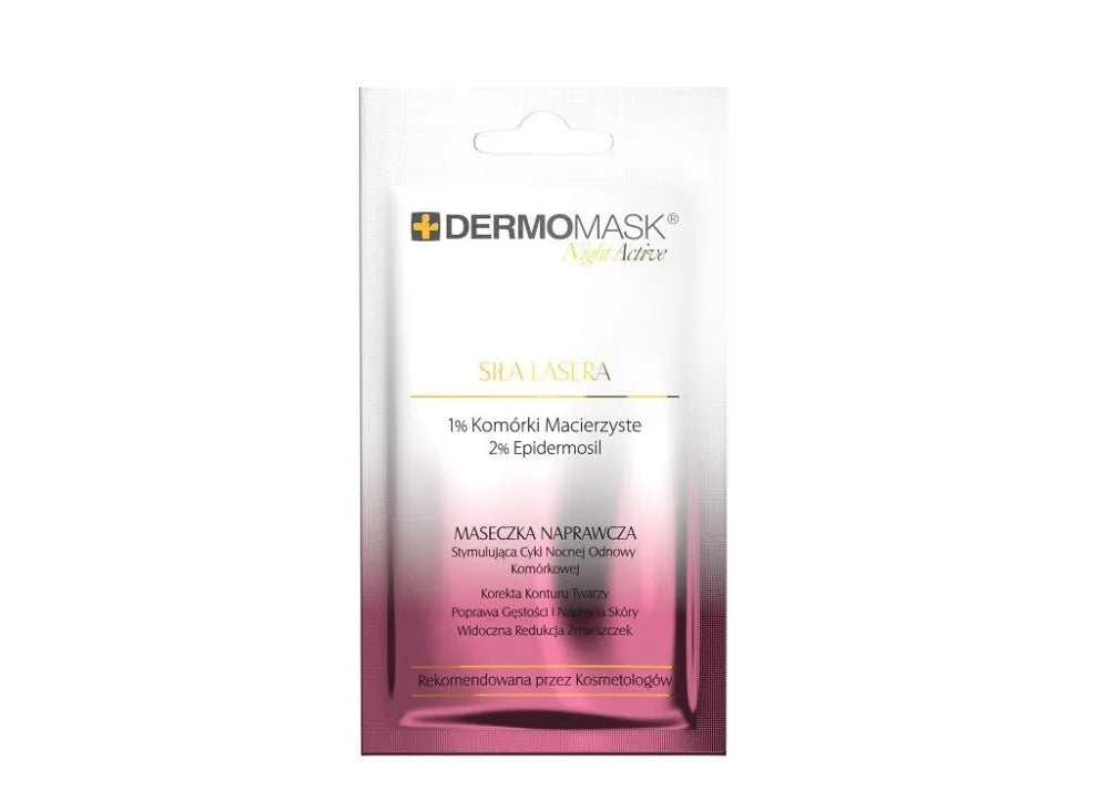 L’BIOTICA Dermomask Night Active Repairing veido kaukė - Laser Power 12ml - Kosmetika