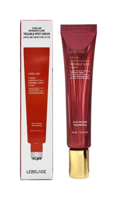 LEBELAGE 3 Roller Trouble Spot Cream probleminei odai 30 ml - Kosmetika