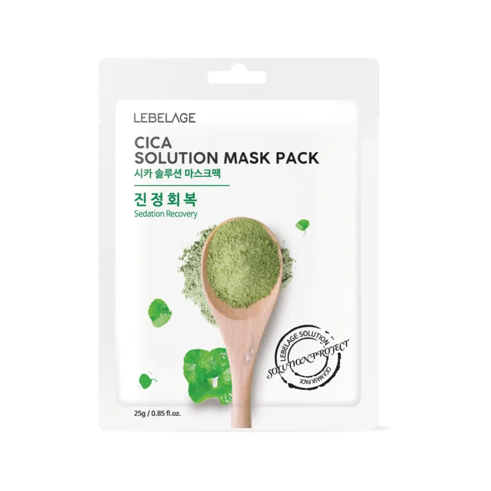 LEBELAGE Cica Solution sheet mask - Kosmetika