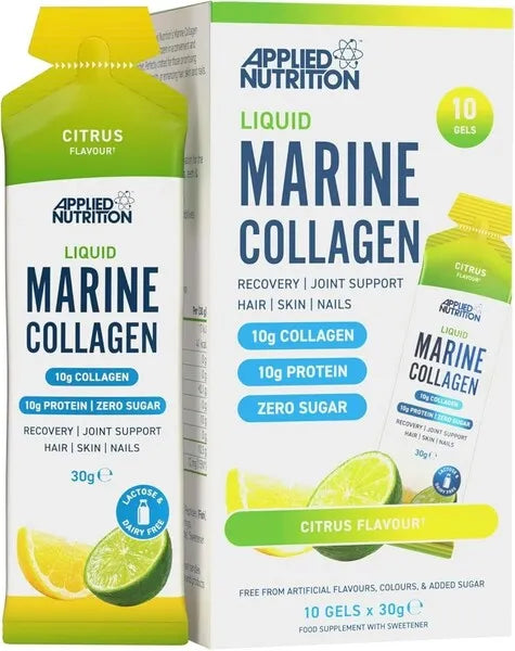 Liquid Marine Collagen Citrus - 10 x 30g - Applied Nutrition - Sporto papildai