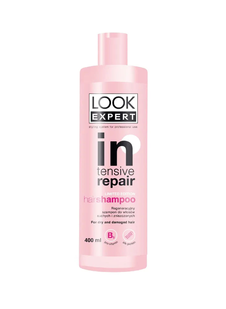 LOOK EXPERT Regeneruojantis šampūnas sausiems ir pažeistiems plaukams 400 ml - Kosmetika