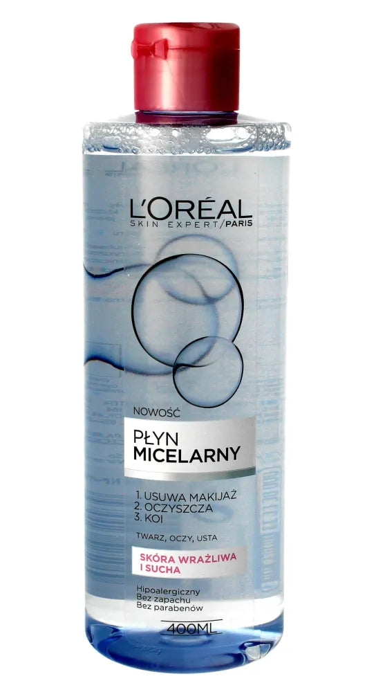 Loreal Skin Expert Micellar Water - sausai ir jautriai odai 400ml - Kosmetika