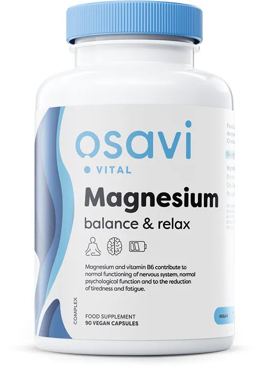 Magnesium Balance & Relax - 90 vegan capsules - Osavi - Papildai