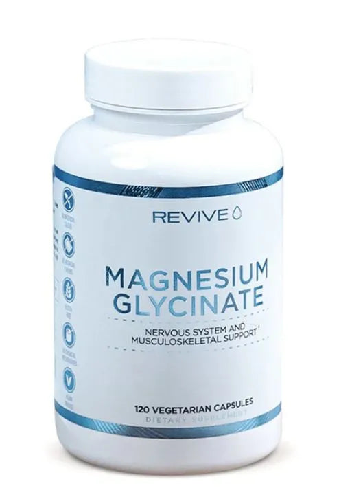 Magnesium Glycinate - 120 vcaps - Revive - Sporto papildai