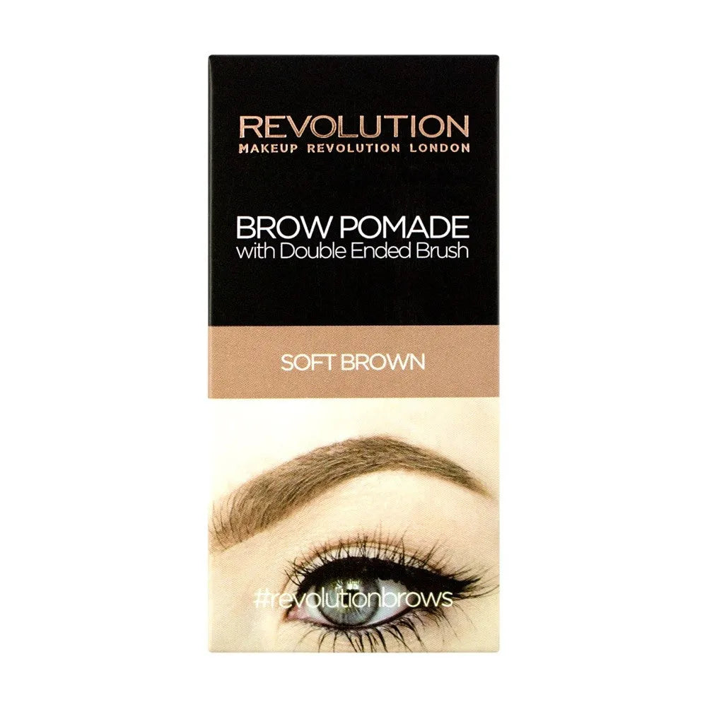 Makeup Revolution Brow Pomade Švelni Ruda 1 vnt. - Kosmetika