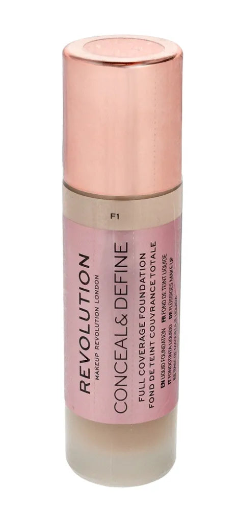 Makeup Revolution Conceal & Define Foundation Concealer F1 23ml - Kosmetika