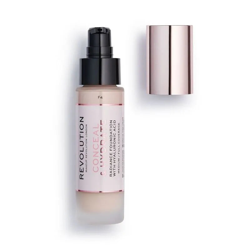 Makeup Revolution Conceal & Hydrate Foundation F4 - Kosmetika