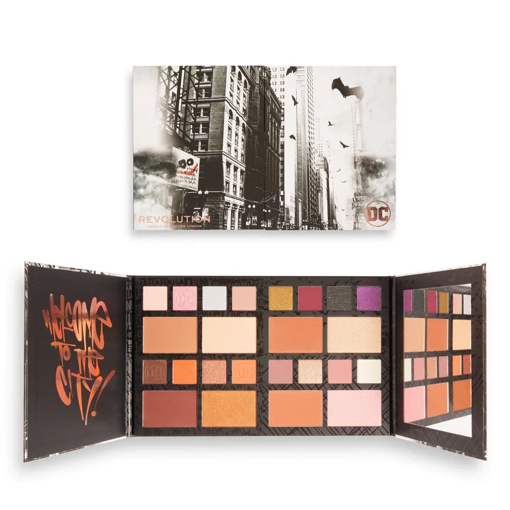 Makeup Revolution DC X akių ir veido makiažo paletė didelė 1op. - Kosmetika