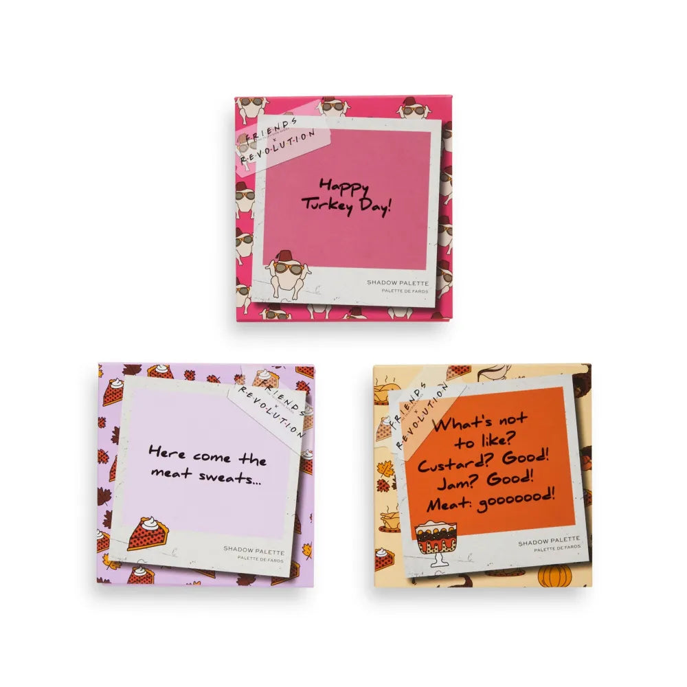 Makeup Revolution Friends Eyeshadow Palette Set The One With All Thanks 1 vnt.-3 vnt. - Kosmetika