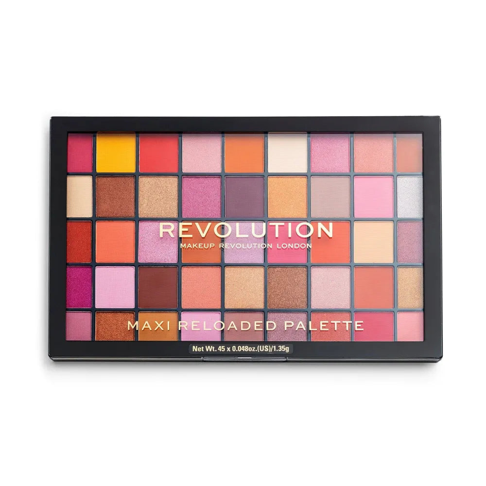 Makeup Revolution Maxi Reloaded Palette (45) Eyeshadow - Didelis Meilė 1vnt. - Kosmetika