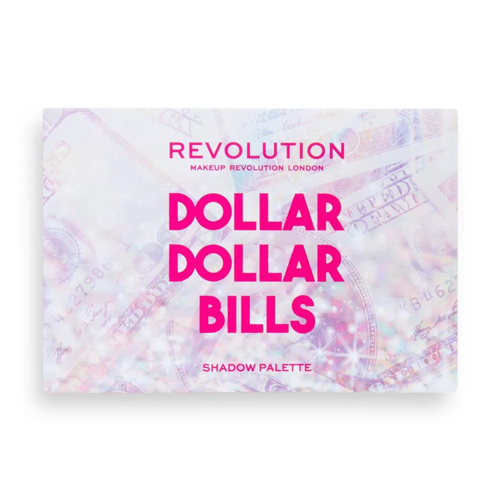 Makeup Revolution Power Shadow Palette Eyeshadow (6) Dollar Bills 1vnt - Kosmetika