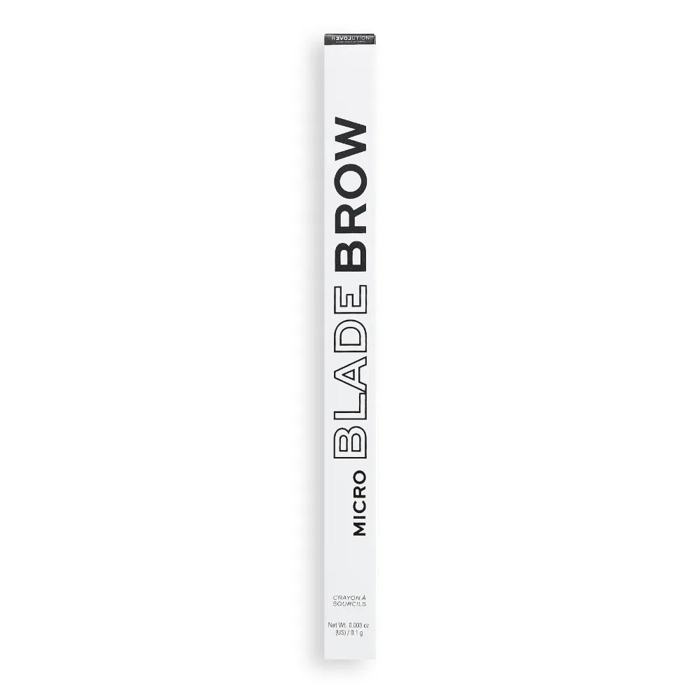 Makeup Revolution Relove Blade Brow Pencil - dvipusis antakių pieštukas Granite 1vnt - Kosmetika