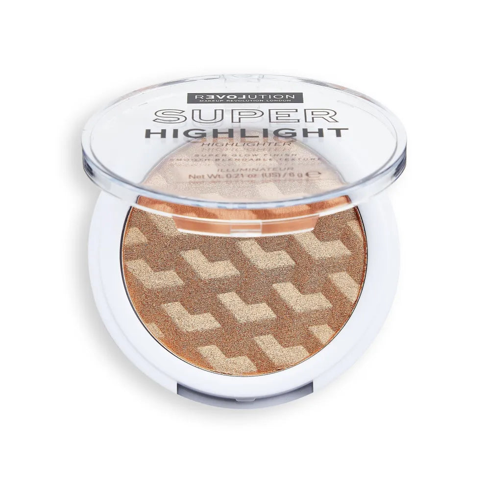 Makeup Revolution Relove Highlighter Super Highlight - Skaistalai 1pc - Kosmetika