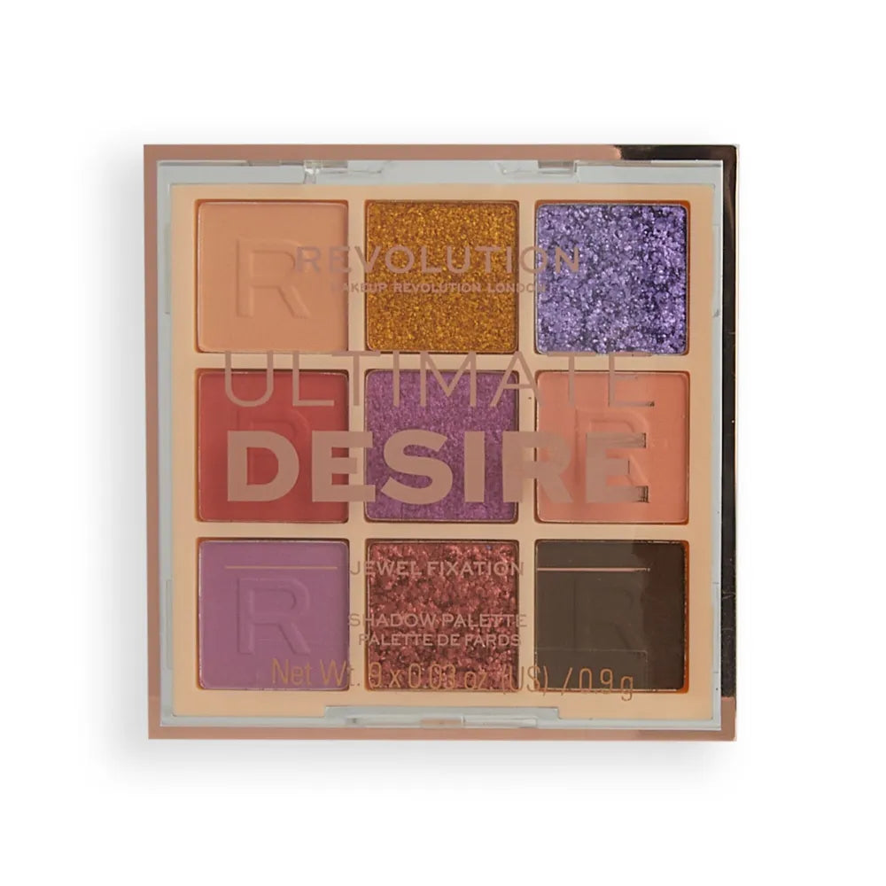 Makeup Revolution Ultimate Desire Eyeshadow Palette (9) - Jewel Fixation 1pc - Kosmetika