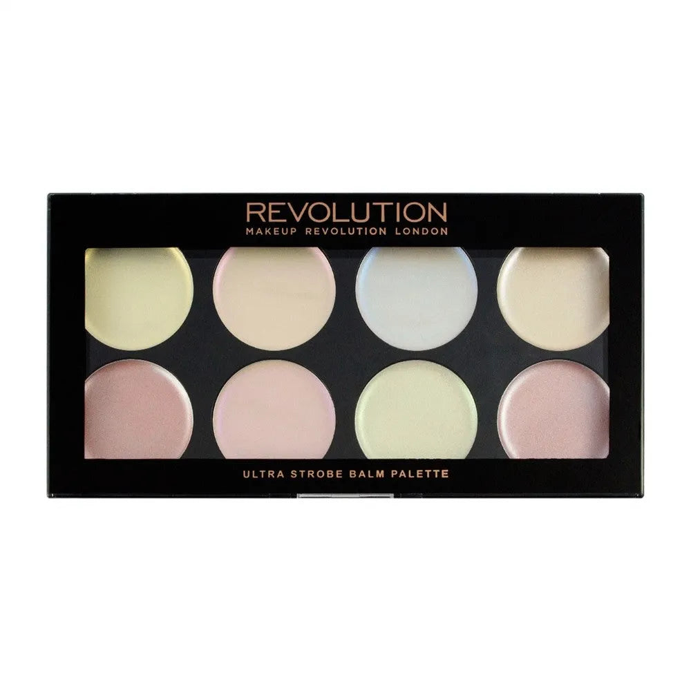 Makeup Revolution Ultra Strobe Balm Palette V4 Kreminė Šviesinimo Paletė Veidui 1 vnt. - Kosmetika
