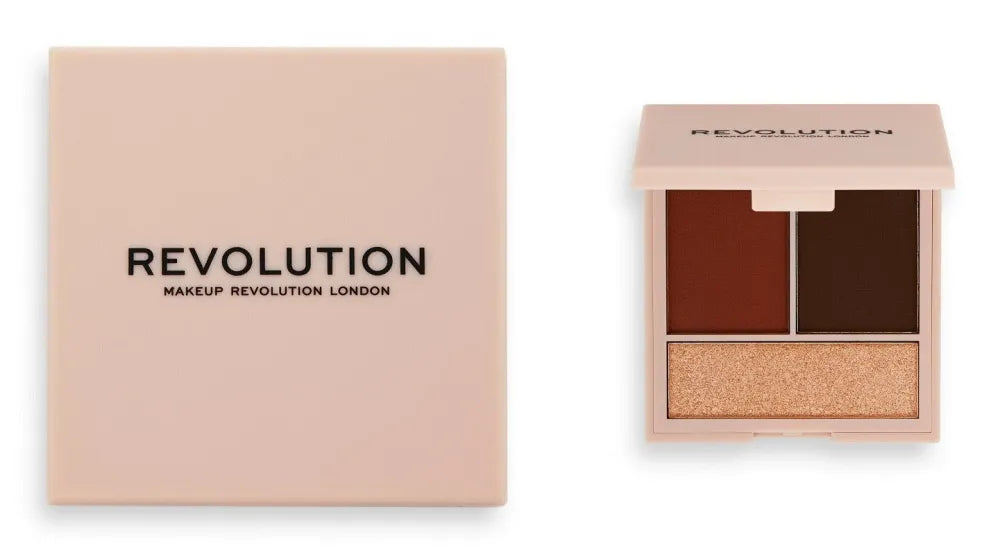 Makeup Revolution Veido Pudra Kontūravimo Kompaktiškas Rinkinys Vidutinis 1vnt - Kosmetika