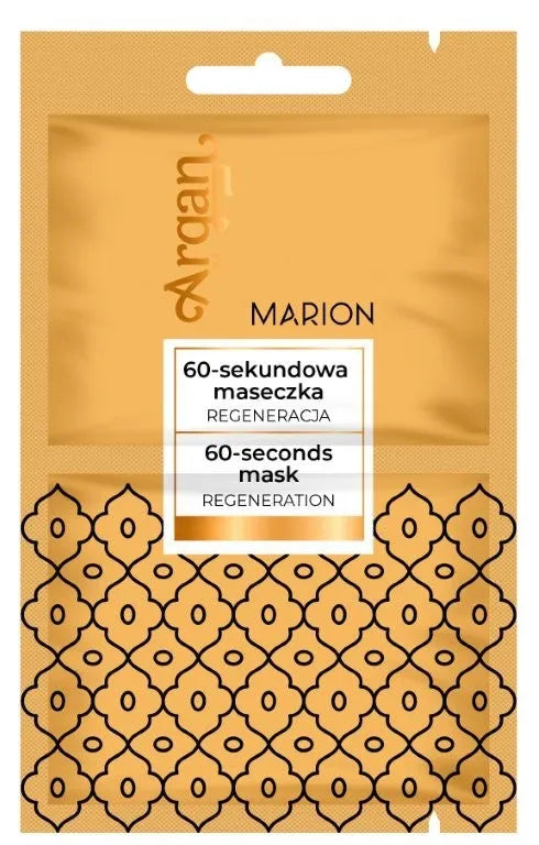 MARION Argan 60 sekundžių plaukų kaukė Regeneravimas 1 pakuotė - 2 x 7,5 ml - Kosmetika