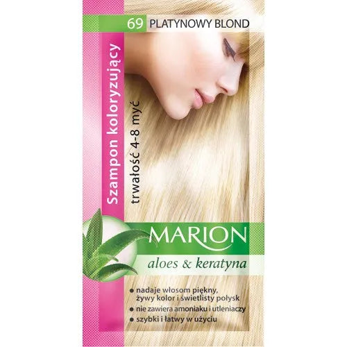 Marion Coloring šampūnas 4-8 plovimų nr. 69 platininė blondinė - Kosmetika