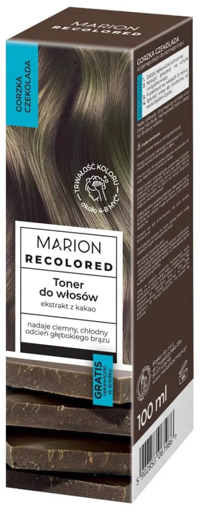 MARION Recolored Hair Toner Dark Chocolate 100 ml - Kosmetika